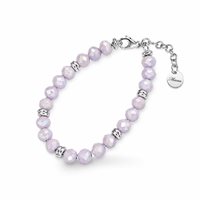 Pulsera Manu Bracelets and More Mujer Lumina in Acero Cristallo KR11S-GL